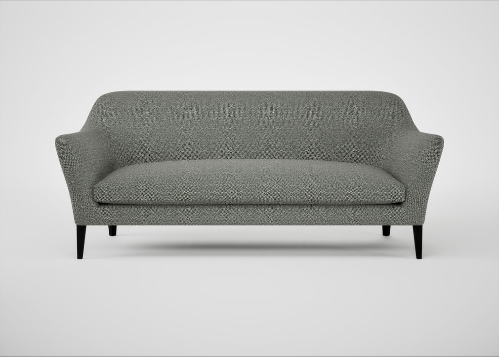 Wallis 4 Seater Sofa Boucle Tweed Lapis / Black