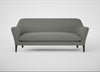 Wallis 4 Seater Sofa Boucle Tweed Lapis / Walnut Stained
