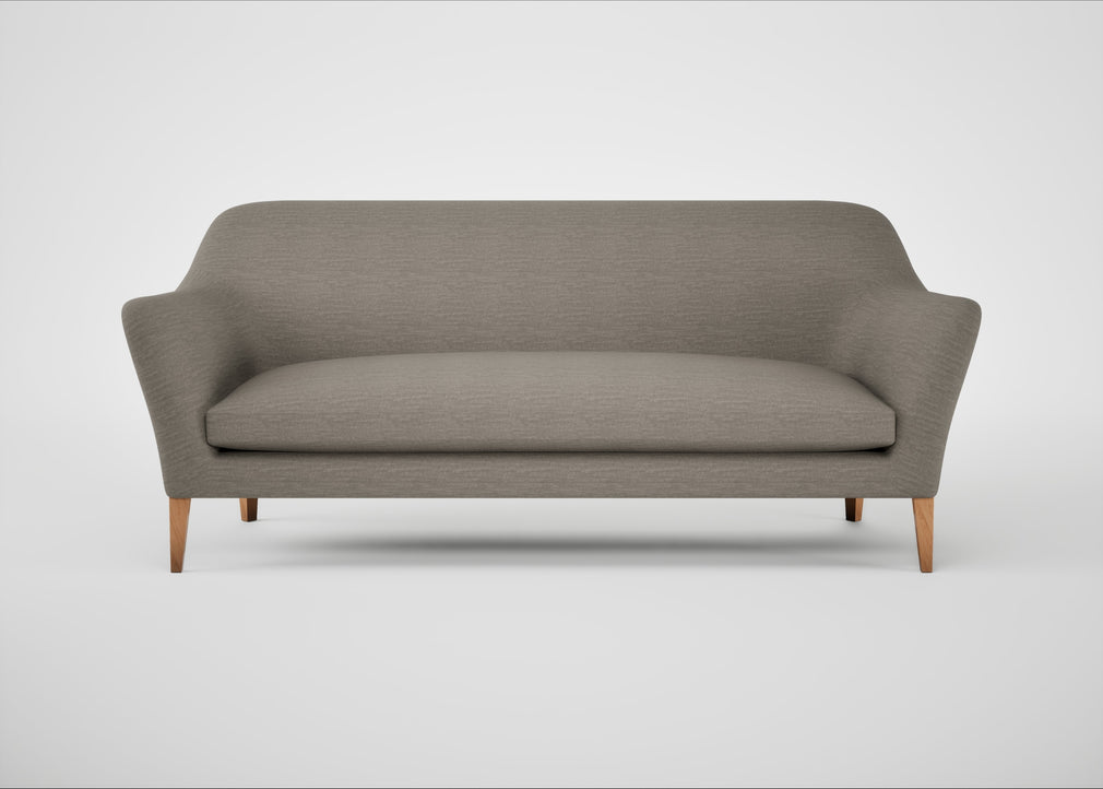 Wallis 4 Seater Sofa Broad Weave Pebble / Natural