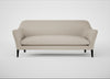 Wallis 4 Seater Sofa Broad Weave Putty / Black