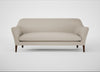 Wallis 4 Seater Sofa Broad Weave Putty / Walnut Stained