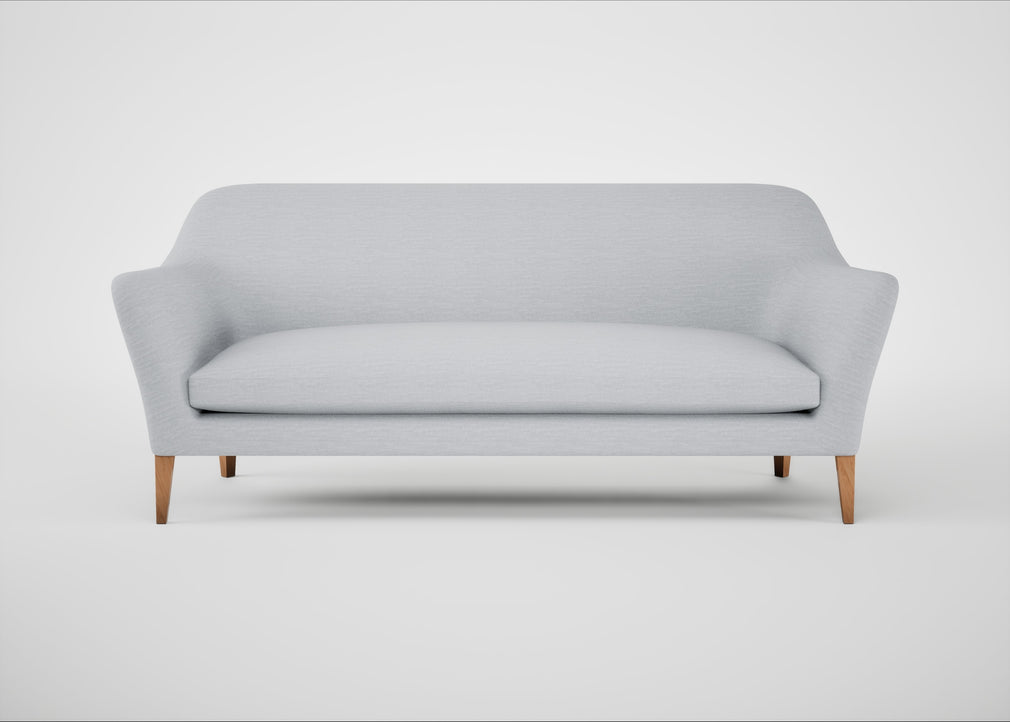 Wallis 4 Seater Sofa Broad Weave Tin / Natural