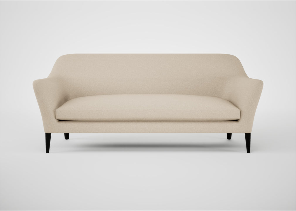 Wallis 4 Seater Sofa Brushed Cotton Oat / Black