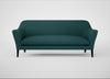 Wallis 4 Seater Sofa Brushed Cotton Pine / Black