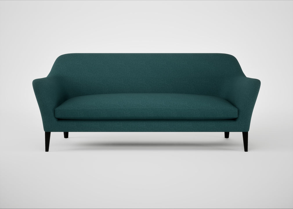 Wallis 4 Seater Sofa Brushed Cotton Pine / Black