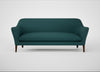 Wallis 4 Seater Sofa Brushed Cotton Pine / Walnut Stained
