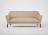 Wallis 4 Seater Sofa Capelo Linen-Cotton Bamboo / Walnut Stained