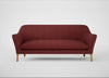 Wallis 4 Seater Sofa Capelo Linen-Cotton Etruscan Red / Natural