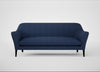 Wallis 4 Seater Sofa Capelo Linen-Cotton Inkspot / Black