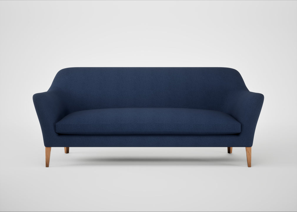 Wallis 4 Seater Sofa Capelo Linen-Cotton Inkspot / Natural