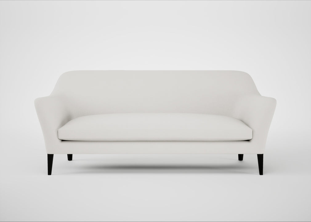 Wallis 4 Seater Sofa Capelo Linen-Cotton Sea Salt / Black