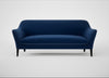 Wallis 4 Seater Sofa Cotton Velvet Midnight / Black