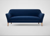 Wallis 4 Seater Sofa Cotton Velvet Midnight / Natural