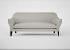 Wallis 4 Seater Sofa Melton Wool Limestone / Black