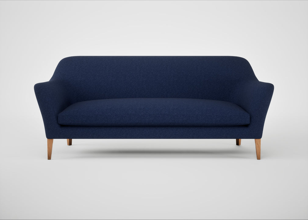 Wallis 4 Seater Sofa Melton Wool New Navy / Natural