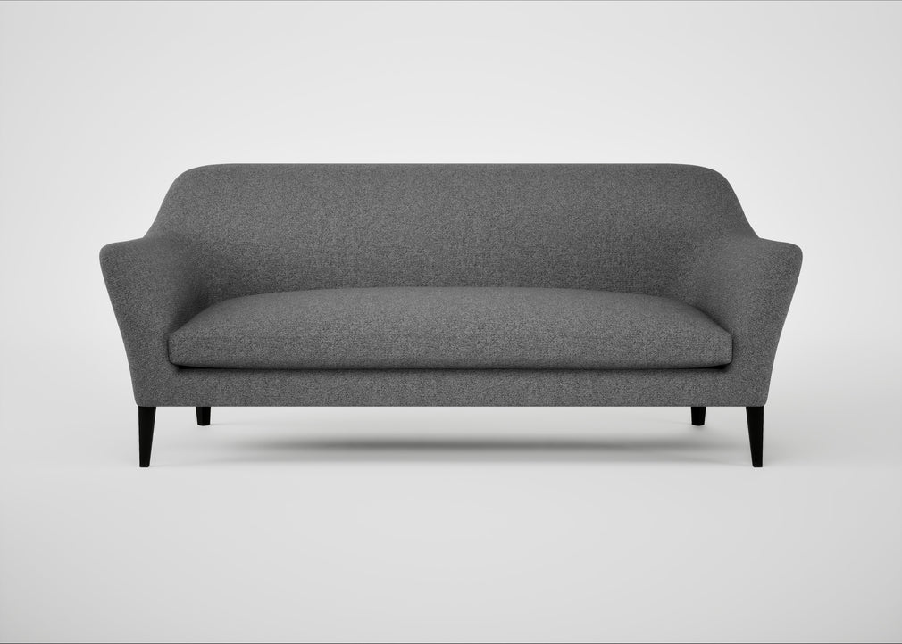 Wallis 4 Seater Sofa Melton Wool Shale / Black