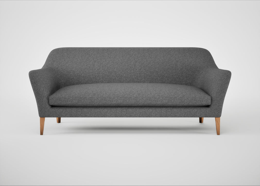 Wallis 4 Seater Sofa Melton Wool Shale / Natural