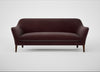Wallis 4 Seater Sofa Smart Luxe Velvet Acorn / Walnut Stained