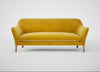 Wallis 4 Seater Sofa Smart Luxe Velvet Canary / Natural