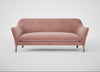 Wallis 4 Seater Sofa Smart Luxe Velvet Dusky Pink / Natural