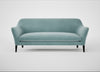 Wallis 4 Seater Sofa Smart Luxe Velvet Mineral Blue / Black
