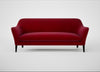 Wallis 4 Seater Sofa Smart Luxe Velvet Mulberry / Black