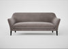 Wallis 4 Seater Sofa Smart Luxe Velvet Mushroom / Black