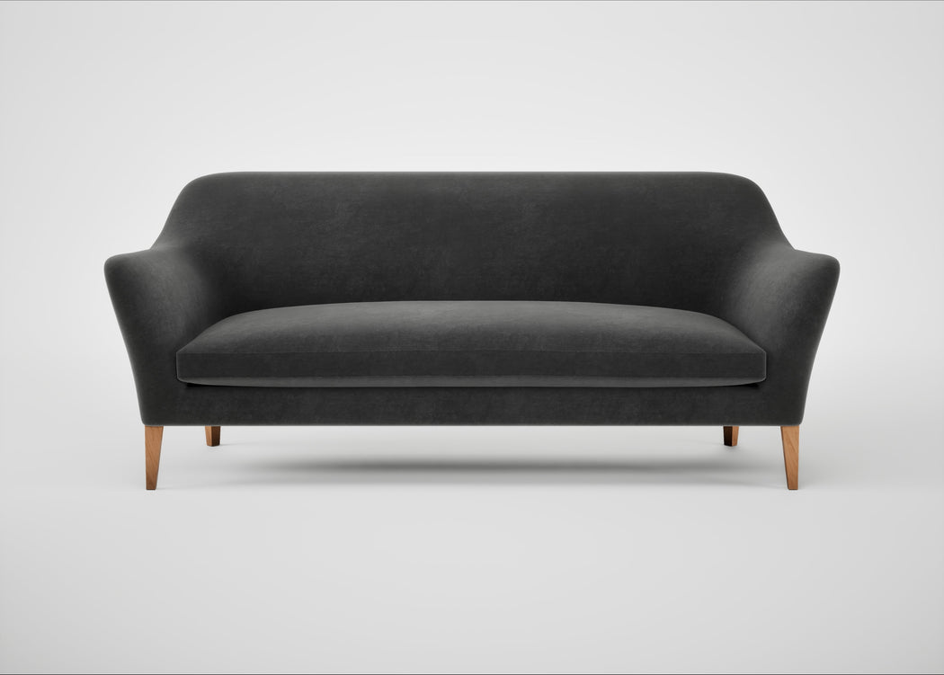 Wallis 4 Seater Sofa Smart Luxe Velvet Nickel / Natural
