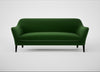 Wallis 4 Seater Sofa Smart Velvet Forest / Black