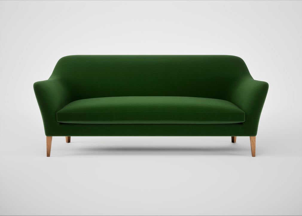 Wallis 4 Seater Sofa Smart Velvet Forest / Natural