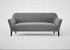 Wallis 4 Seater Sofa Smart Velvet Mercury / Black
