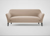 Wallis 4 Seater Sofa Smart Velvet Pebble / Black