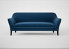 Wallis 4 Seater Sofa Smart Velvet Petrol / Black