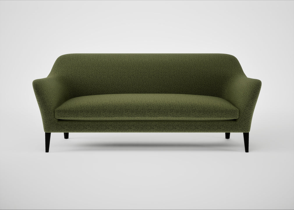 Wallis 4 Seater Sofa Boucle Velvet Wilder / Black
