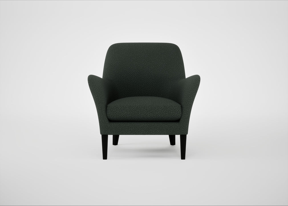 Wallis Armchair Boucle Fern / Black