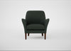 Wallis Armchair Boucle Fern / Walnut Stained