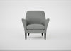 Wallis Armchair Boucle Steel / Black