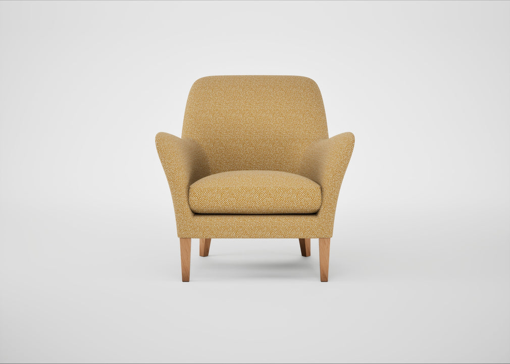 Wallis Armchair Boucle Tweed Citrine / Natural