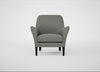 Wallis Armchair Boucle Tweed Lapis / Black