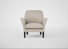 Wallis Armchair Broad Weave Putty / Black