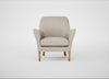 Wallis Armchair Broad Weave Putty / Natural