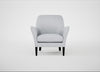 Wallis Armchair Broad Weave Tin / Black