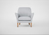Wallis Armchair Broad Weave Tin / Natural