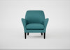 Wallis Armchair Brushed Cotton Cadet / Black