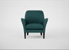 Wallis Armchair Brushed Cotton Pine / Black