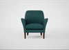 Wallis Armchair Brushed Cotton Pine / Walnut Stained
