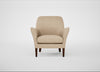 Wallis Armchair Capelo Linen-Cotton Bamboo / Walnut Stained