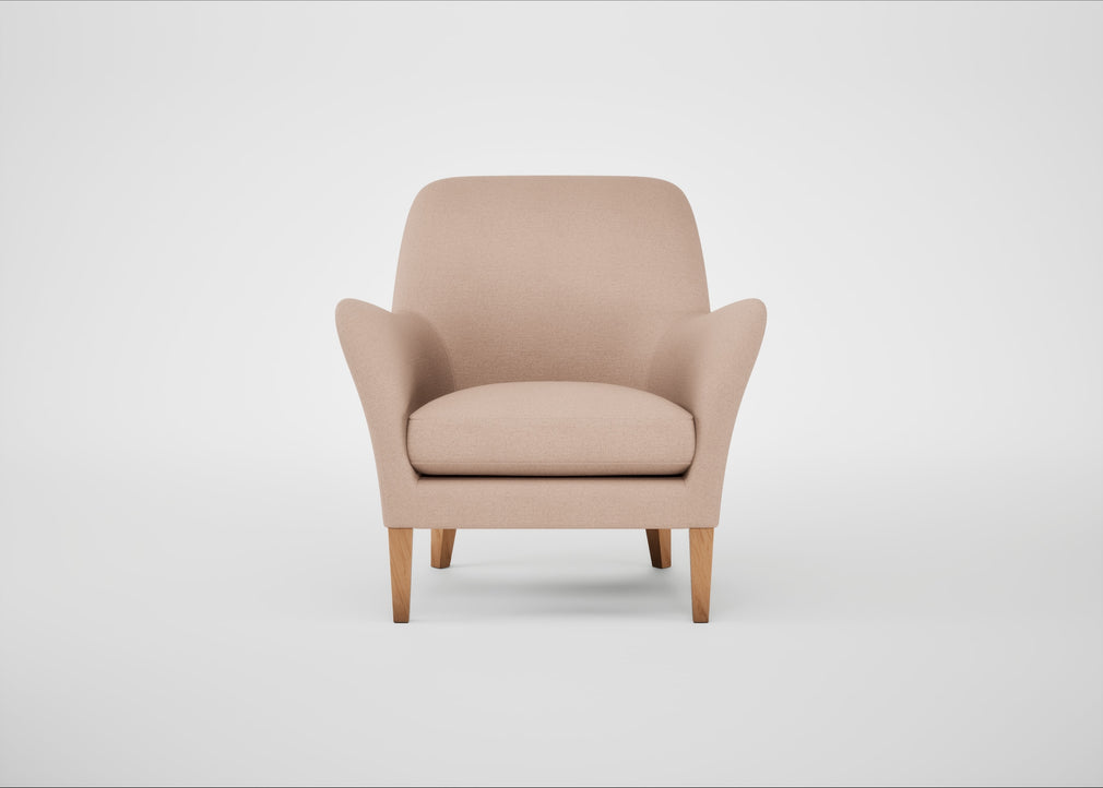 Wallis Armchair Capelo Linen-Cotton Rosedale / Natural