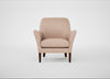 Wallis Armchair Capelo Linen-Cotton Rosedale / Walnut Stained