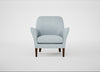 Wallis Armchair Capelo Linen-Cotton Sea Shanty / Walnut Stained
